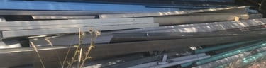 Guttering scrap metal