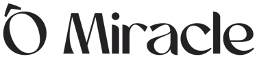 Typographie Ô Miracle traiteur Végétarien Végétal Végan