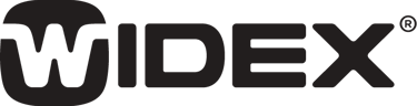 Widex logo - Hearing test  - hearing aids in downtown vancouver and north vancouver