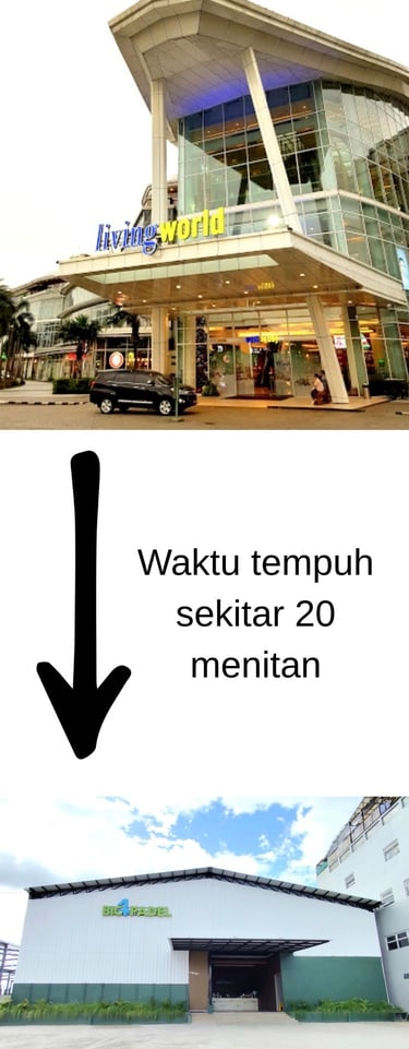 lapangan padel dekat mall living world alam sutera