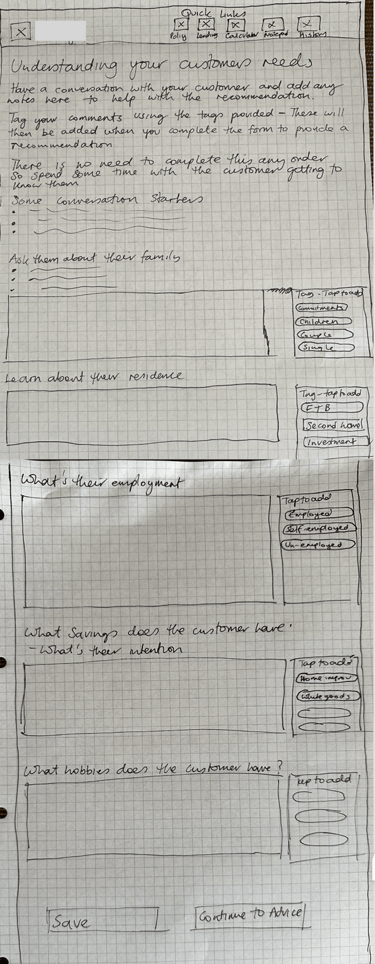 Alternative fullpage sketch of the digital capture tool