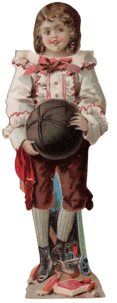 The 1894 McLaughlin Basketball girl paper doll