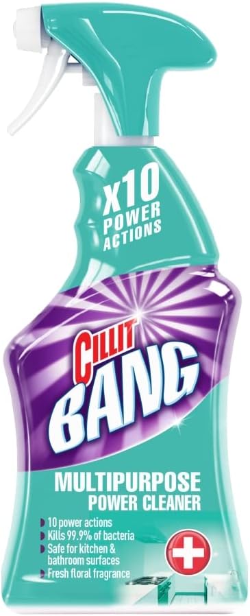 a spray bottle of cleaner cleaners and a spray bottle