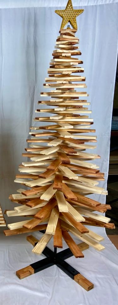 Sapin de Noel en bois 2