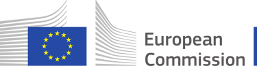 a european union flag with the european union flag - european comission logo