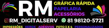 RM Gráfica, Papelaria e Acessórios