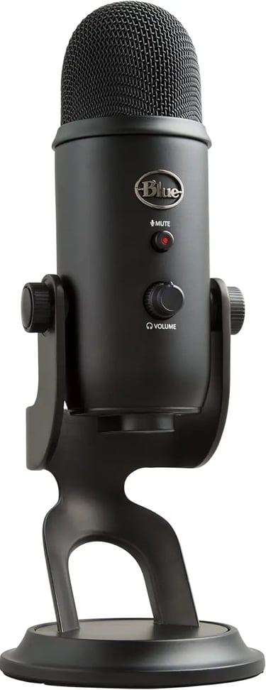 Logitech for Creators Blue Yeti Micrófono USB para Grabación, Streaming, Gaming, Podcasting