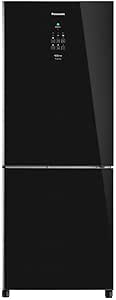 Panasonic Frost Free 425L Black Glass