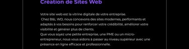 a webpage with a black background and a black background