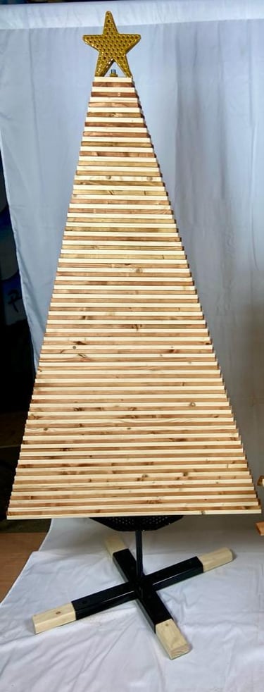 Sapin de Noel en bois 1