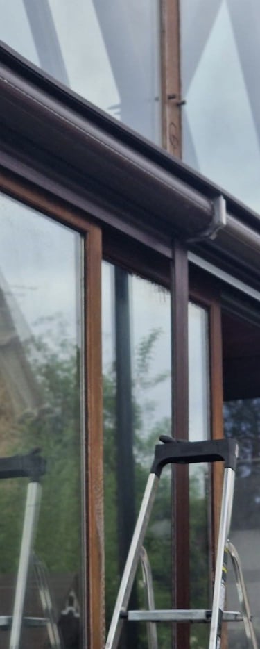 reflet echelle store en hiver