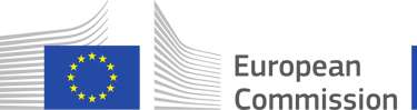 a european union flag with the european union flag - european comission logo