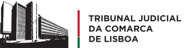 Ilustração arquitetónica do Palácio da Justiça, logo oficial Tribunal Judicial da Comarca de Lisboa