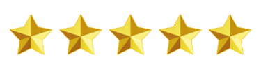 5 golden stars