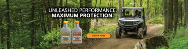 Amsoil synthetic oil for maximum protection ATV UTV
