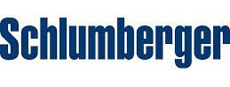 Official dark blue Schlumberger corporate logo text on a plain white background.