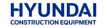 a logo named hyundai construction equipment
