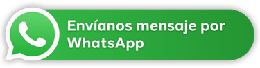 Green WhatsApp button icon with white text saying Envíanos mensaje por WhatsApp for customer support.