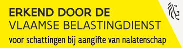 Erkend door de Vlaamse Belastingsdienst voor schattingen bij aangifte van nalatenschap