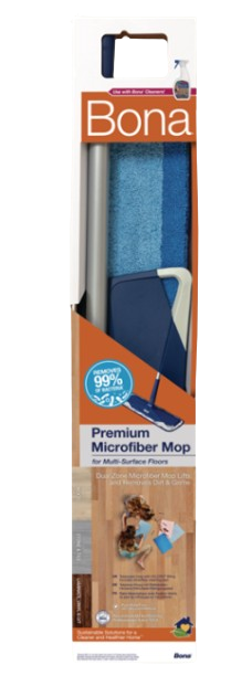 a blue and white towel with a blue towel