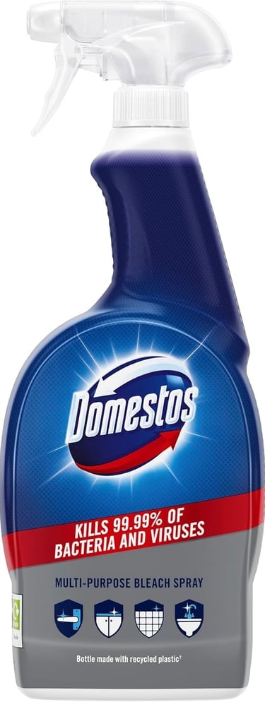 a bottle of detere cleaner with a spray bottle