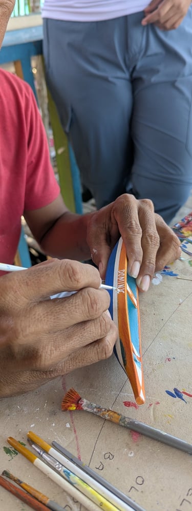 One of the most memorable moments of the experience is visiting a local artisan