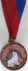 Retro Skate Medal