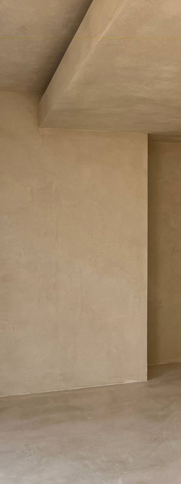 décoration en enduit à la chaux