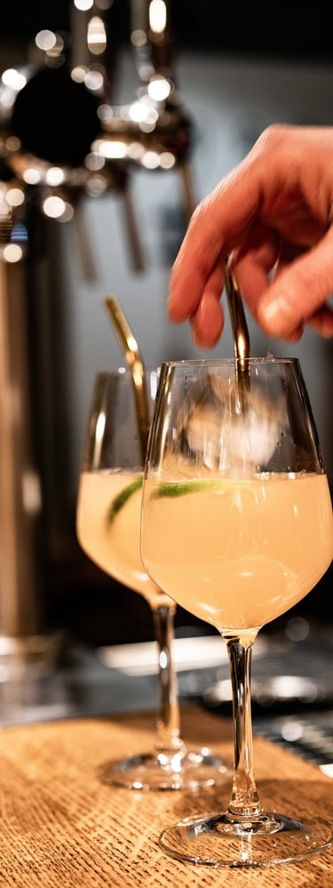 Cocktail La Luciole restaurant Maine et Loire