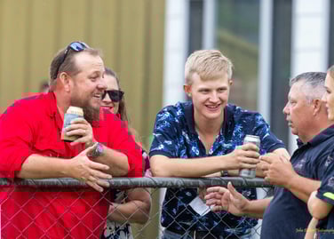 People enjoying the races at Nanango