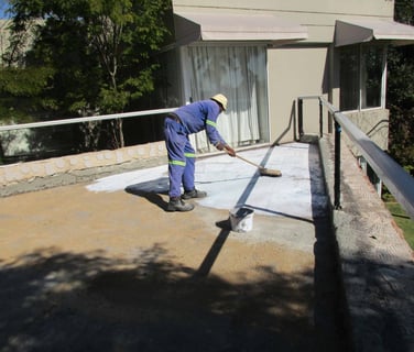 Advanced application procedures after waterproofing membrane application, Fourways