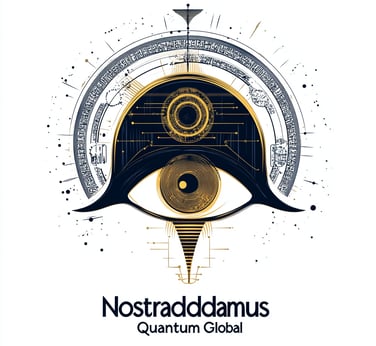 a poster of a large eye with a clock on it