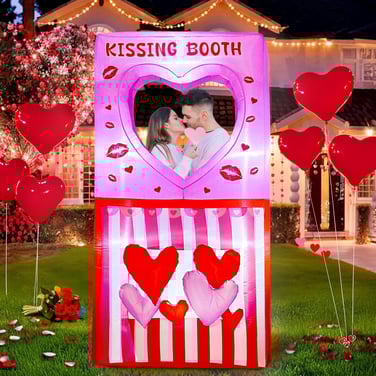 inflatable kissing booth