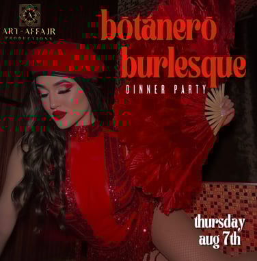 Burlesque - dinner party - Dinner and a show - live entertainment