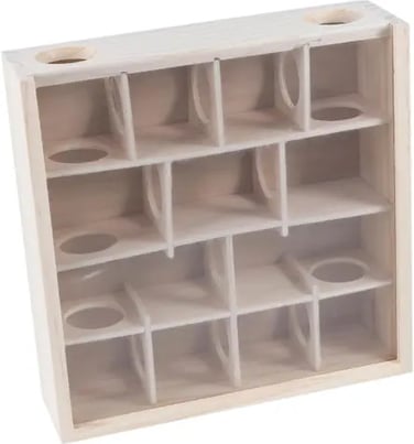 GRIRIW Laberinto para hámster de madera