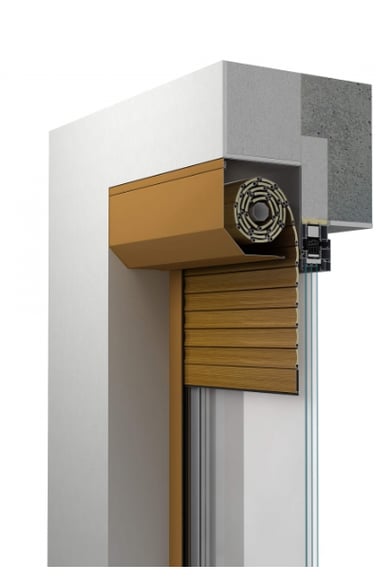 a security camera mounted on the side of a building