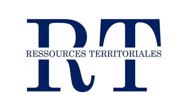 a logo for Ressources Territoriales consulting