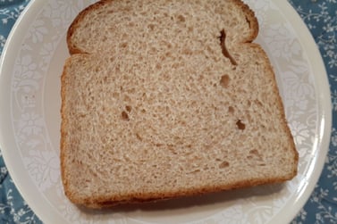 peanut butter, lite whole wheat bread