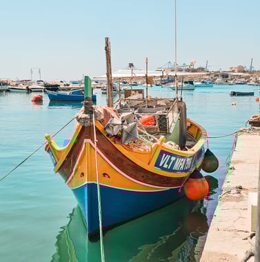 malta marsaxlokk boat