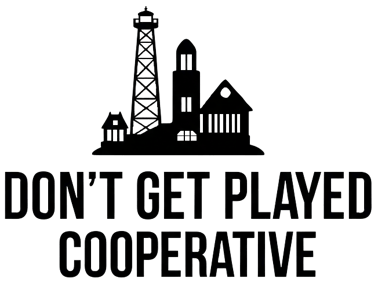 The Don't Get Play Cooperative logo