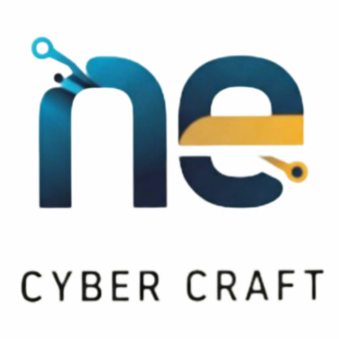 N.E cyber craft logo