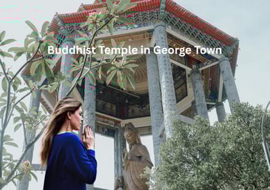 Buddhist Temple in George Town Malaysia
