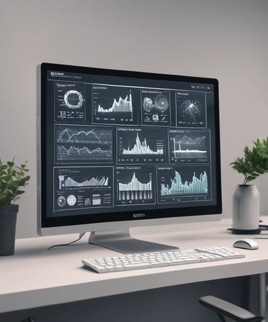 a computer monitor screen showing a client's lab results