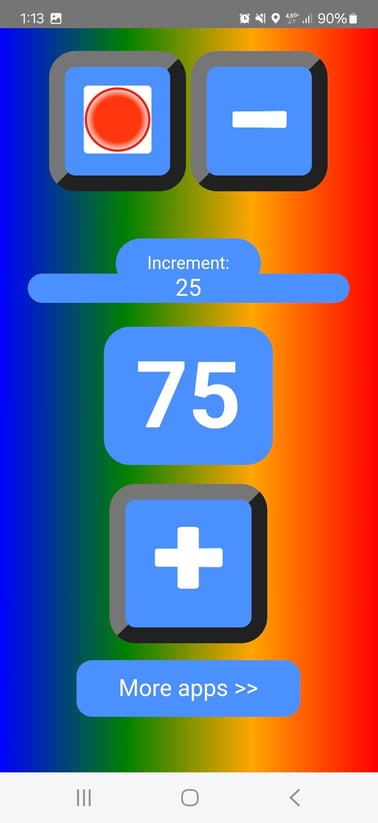 First Screenshot of Clic Counter APK Application