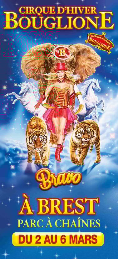 affiche Bouglione à Brest en 2016