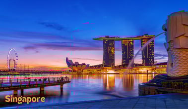 a statue in Singapore