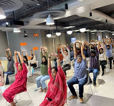 Corporate Yoga Event & Sessions in delhi gurugram noida india