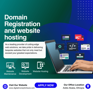 Domain Registration and website hosting services