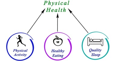 a diagram of a healthy lifestyle