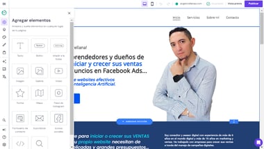 Crear Website mediante IA